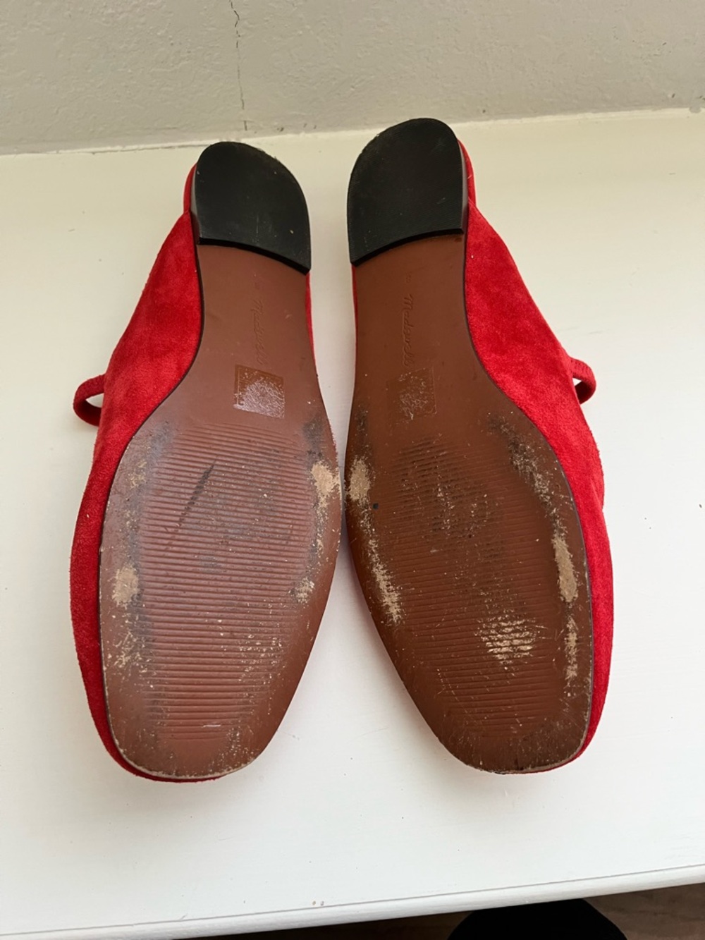 Madewell Greta Ballet Flat Mule - Bandana Red - Picture 5 of 6